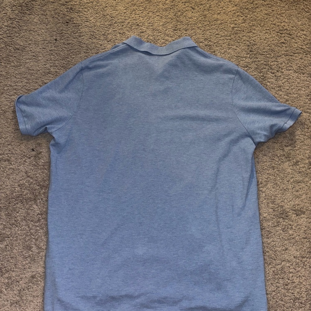 Polo by Ralph Lauren Men's Blue Polo Shirt - Picture 3 of 4